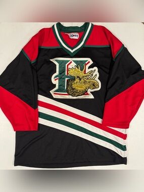Vintage Kobe Halifax Mooseheads Hockey alternate hockey jersey medium QMJHL